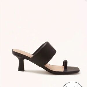 Abercrombie & Fitch Black Heeled Sandals